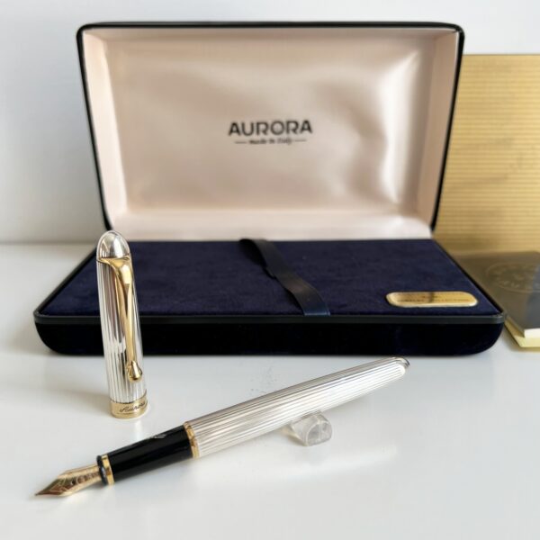 PENNA-STILOGRAFICA-AURORA-88-816-PICCOLA-ARGENTO